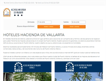 Tablet Screenshot of haciendadevallarta.com